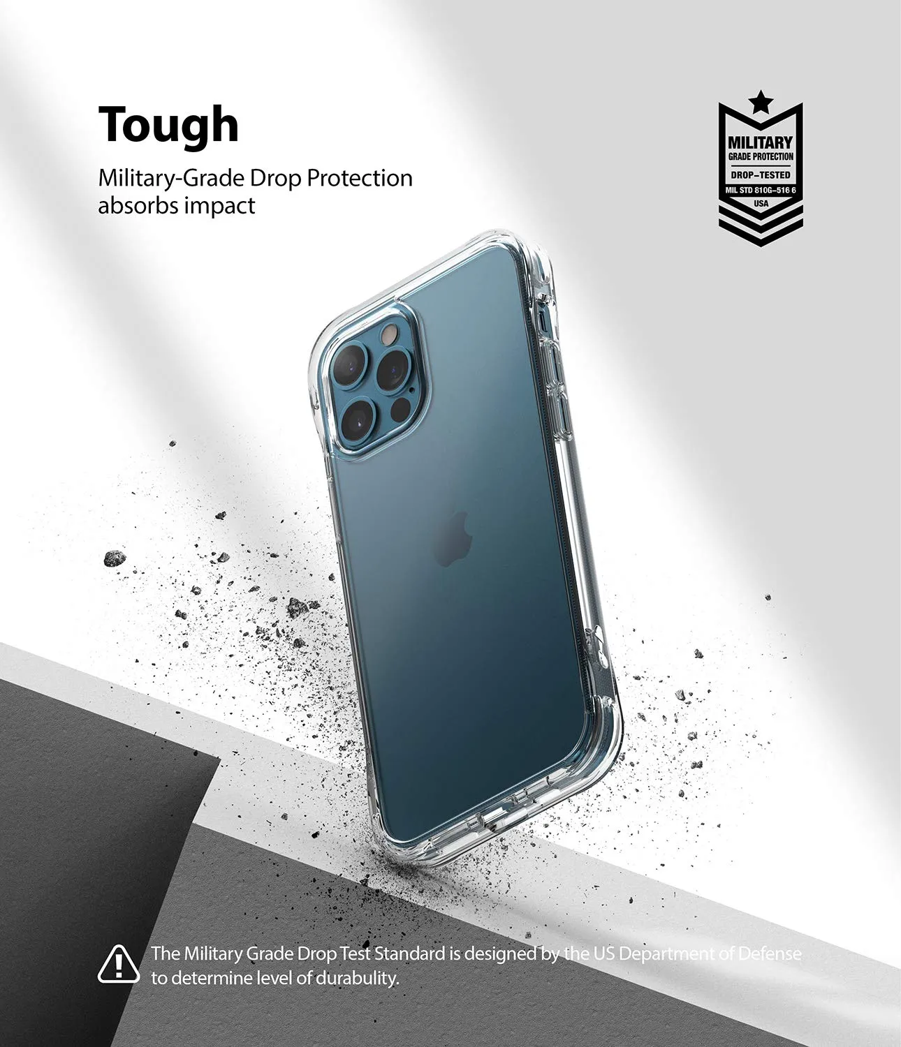 iPhone 12 / 12 Pro Back Cover Case | Fusion Plus - Clear