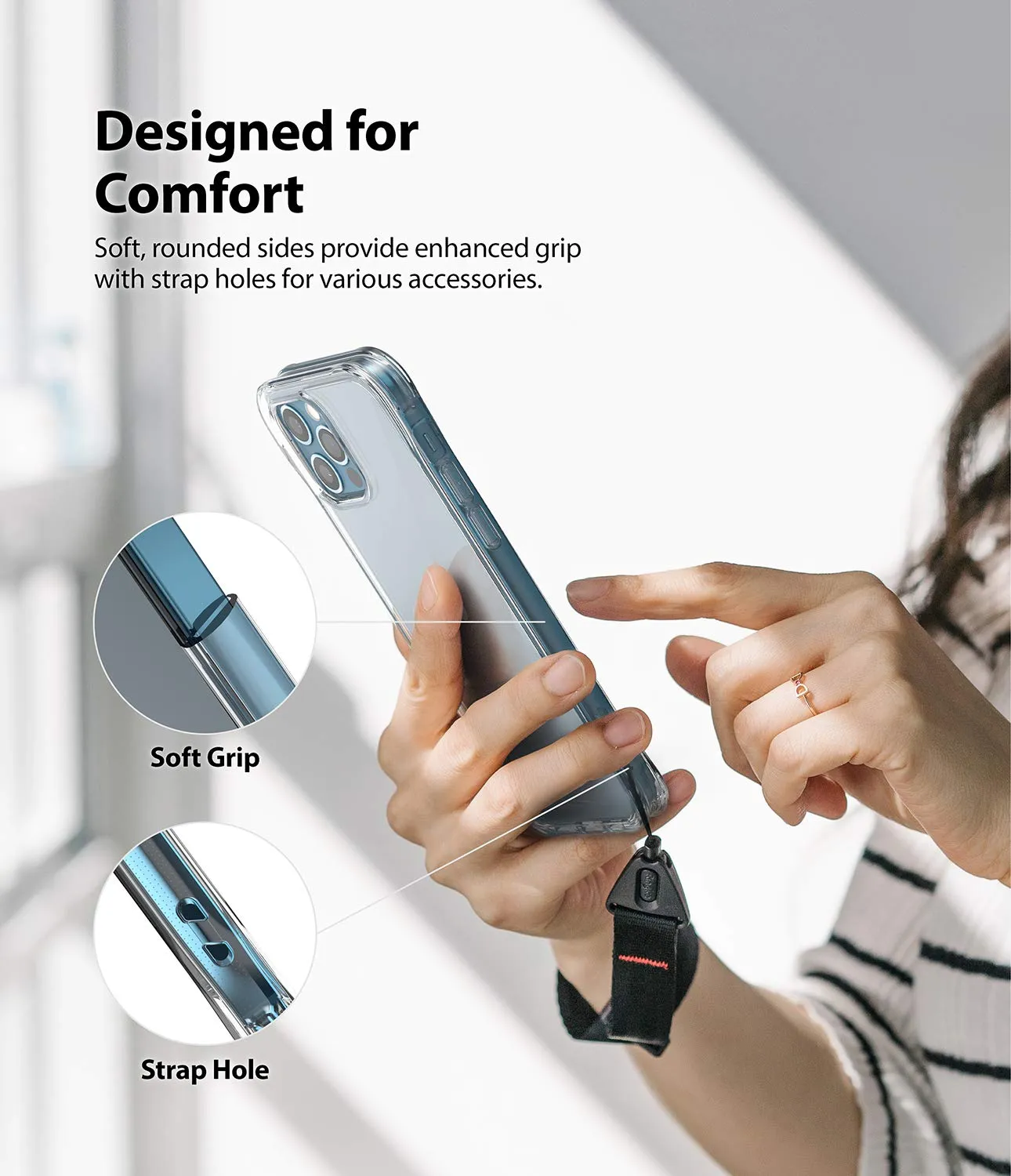 iPhone 12 / 12 Pro Back Cover Case | Fusion Plus - Clear