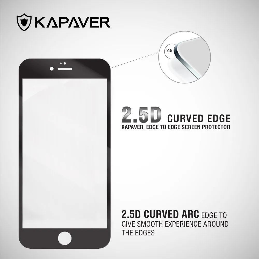 iPhone 6 / 6s Tempered Glass Screen Protector Guard | EDGE TO EDGE - 1 Pack