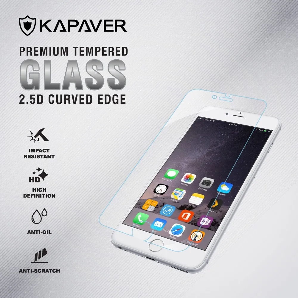 iPhone 6 / iPhone 6S Tempered Glass Screen Protector Guard | EDGE TO EDGE - 1 Pack