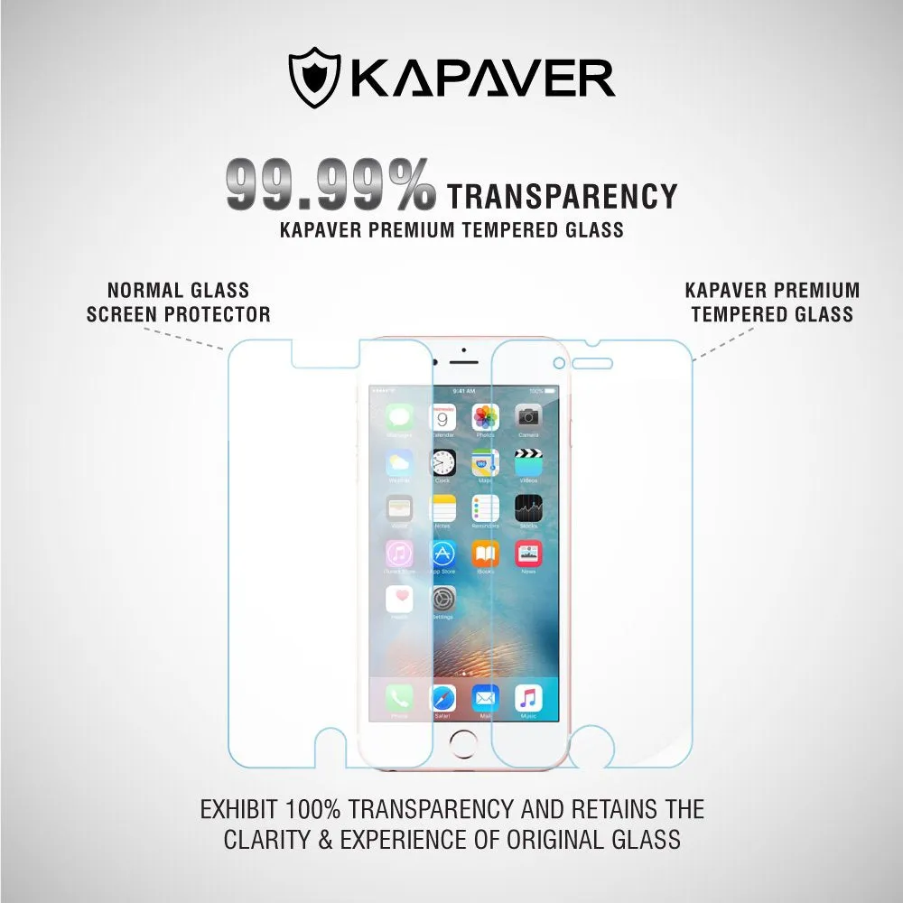 iPhone 6 / iPhone 6S Tempered Glass Screen Protector Guard | EDGE TO EDGE - 1 Pack