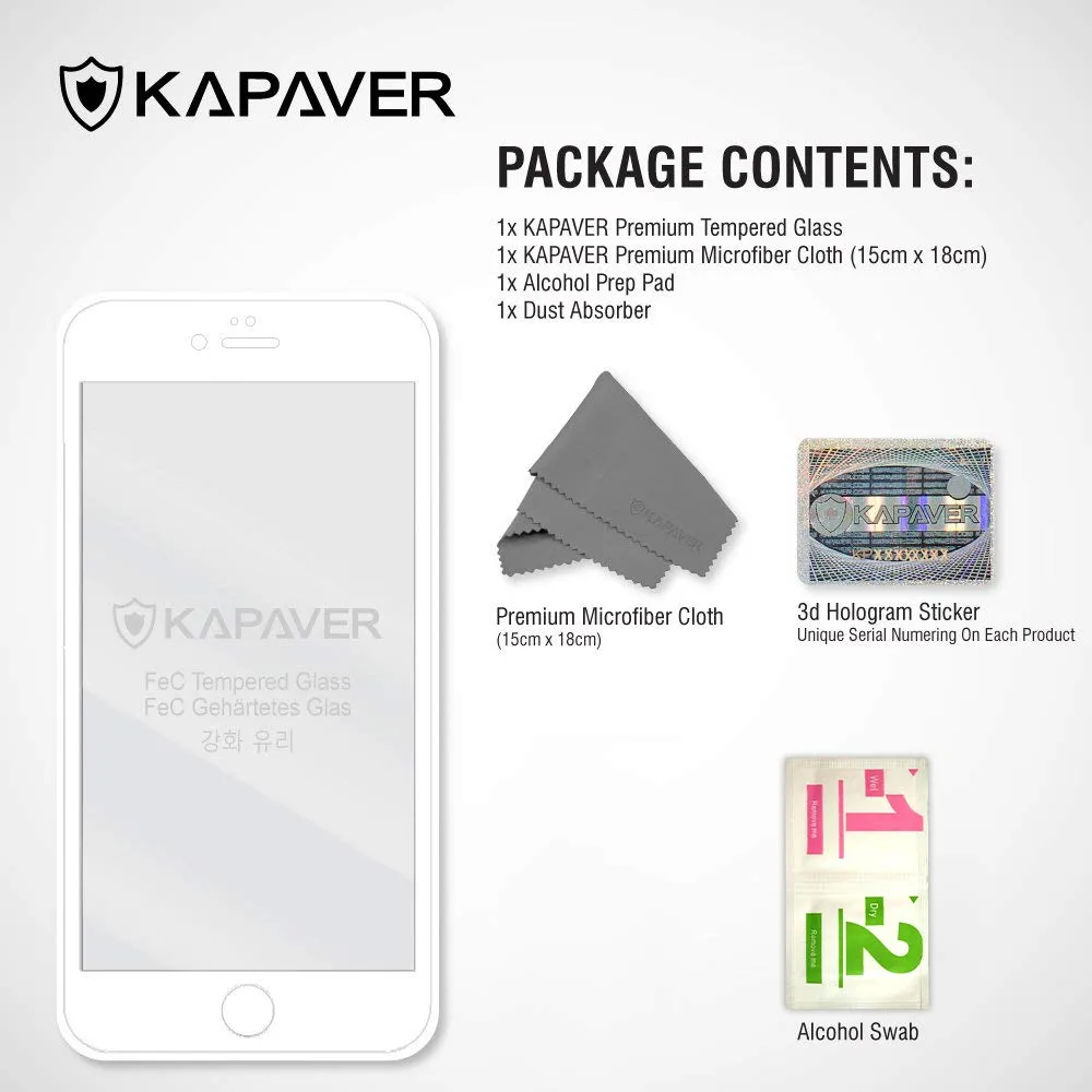 iPhone 6 Plus / 6S Plus Tempered Glass Screen Protector Guard | EDGE TO EDGE - 1 Pack