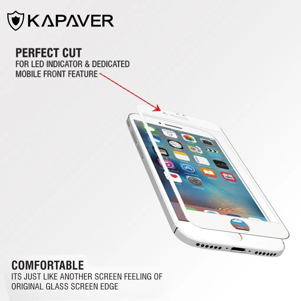 iPhone 7 Plus Tempered Glass Screen Protector Guard | EDGE TO EDGE - 1 Pack