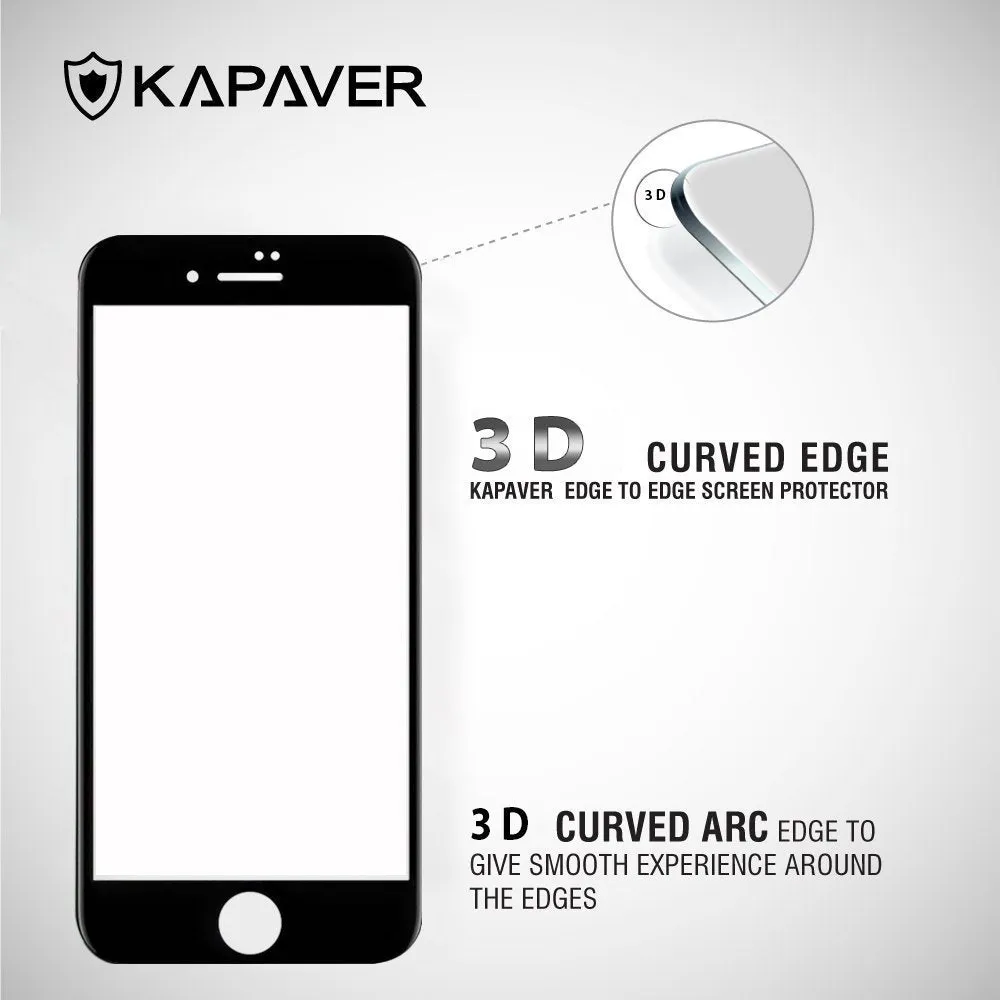 iPhone 7 Plus Tempered Glass Screen Protector Guard | EDGE TO EDGE - 1 Pack