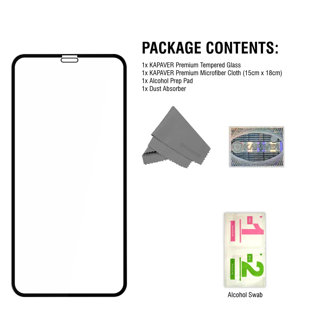 iPhone XR Tempered Glass Screen Protector Guard | EDGE TO EDGE - 1 Pack