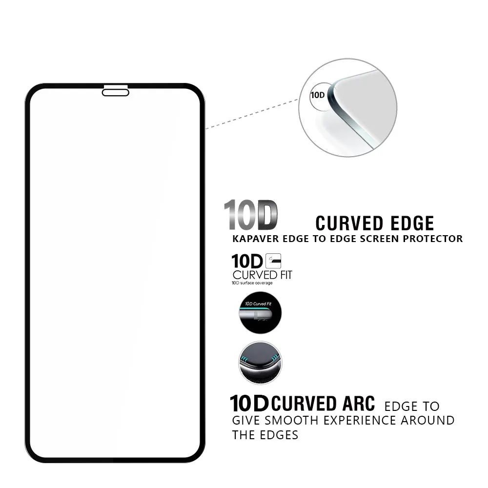 iPhone XR Tempered Glass Screen Protector Guard | EDGE TO EDGE - 1 Pack