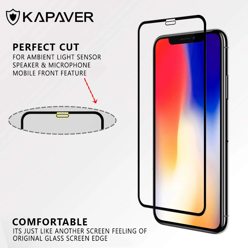 iPhone XS/iPhone X Tempered Glass Screen Protector Guard | GLaS - 1 Pack