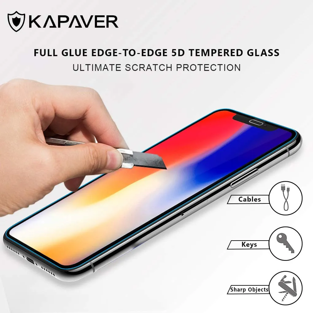 iPhone XS/iPhone X Tempered Glass Screen Protector Guard | GLaS - 1 Pack