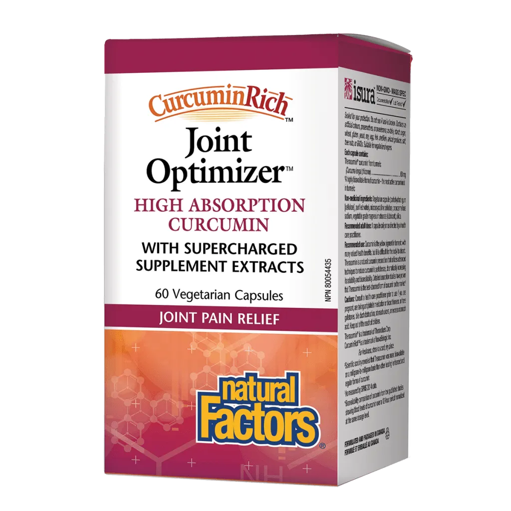 Joint Optimizer High Absorption Curcumin, CurcuminRich™ Vegetarian Capsules