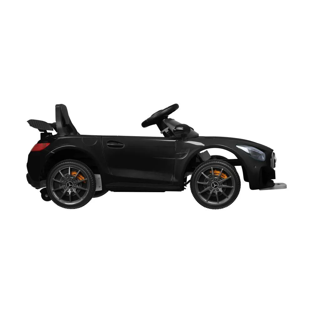 Kids Ride On Car Mercedes-Benz AMG GTR Licensed Remote Electric Toy Gift 12V Black