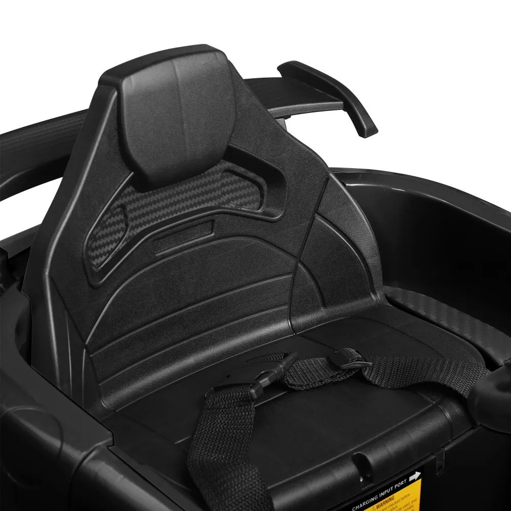 Kids Ride On Car Mercedes-Benz AMG GTR Licensed Remote Electric Toy Gift 12V Black