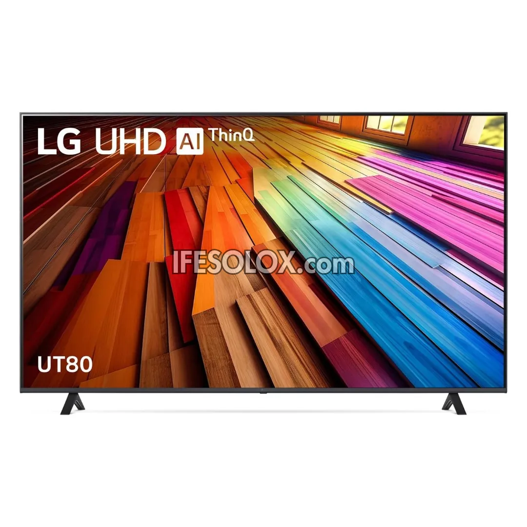 LG 75 Inch UT80 Series AI Thinq 4K UHD webOS Smart 2024 Frameless TV with 2 Years Warranty - Brand New