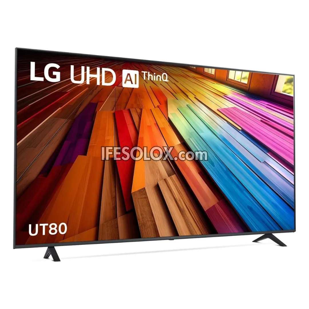 LG 75 Inch UT80 Series AI Thinq 4K UHD webOS Smart 2024 Frameless TV with 2 Years Warranty - Brand New