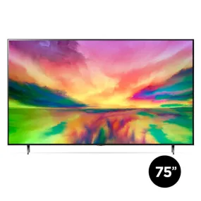 LG 75QNED80URA | Téléviseur intelligent 75" QNED 4K - NanoCell à points quantiques - Série QNED80URA - HDR - Processeur a7 AI Gen6 4K - Noir