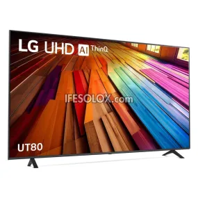 LG 86 Inch UT80 Series AI Thinq webOS Smart 4K UHD 2024 Frameless TV   2 Years Warranty - Brand New