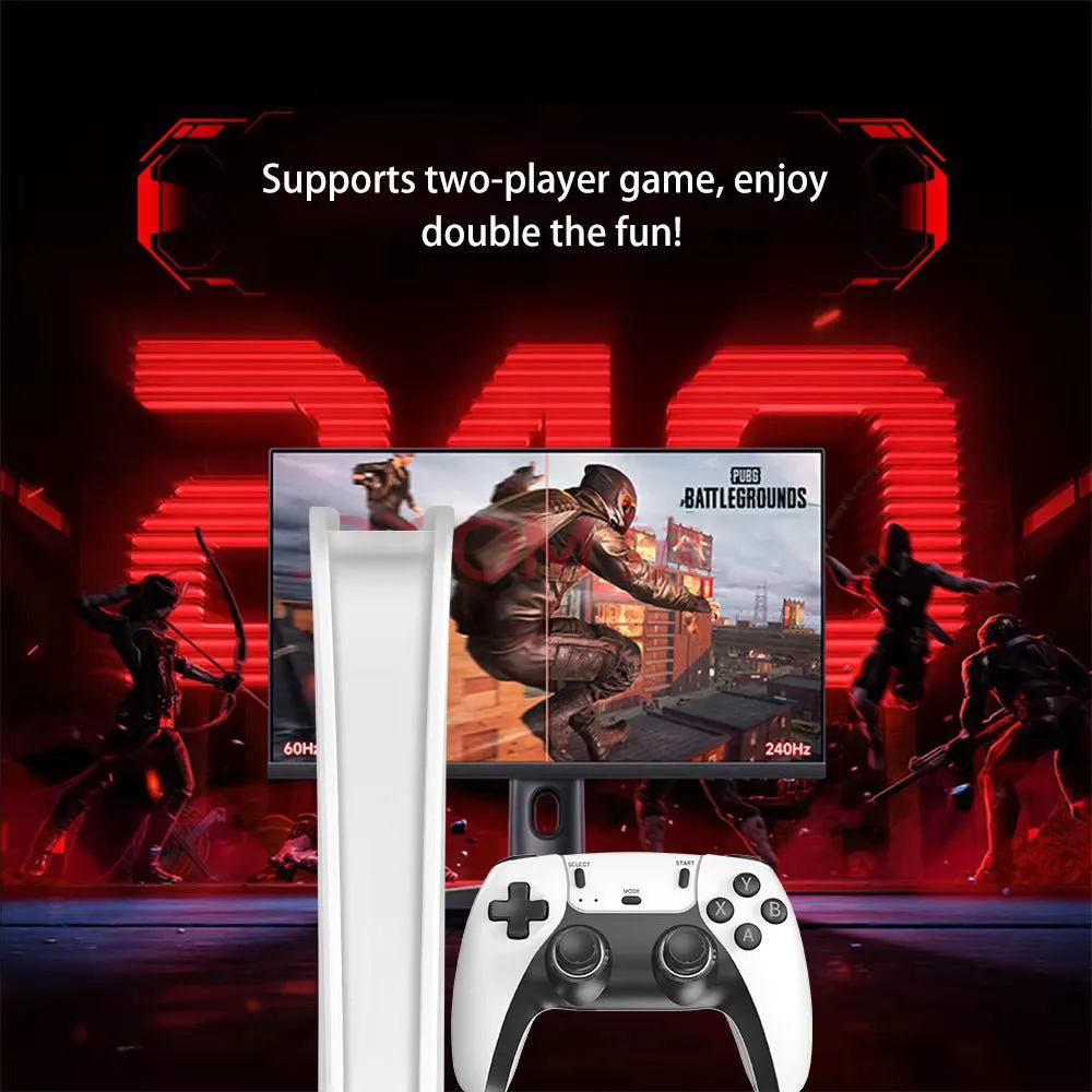 M15 4K Pro Game Stick 64G 30000  Video Game Console 2.4G Double Wireless Controller 4K Retro Game TV