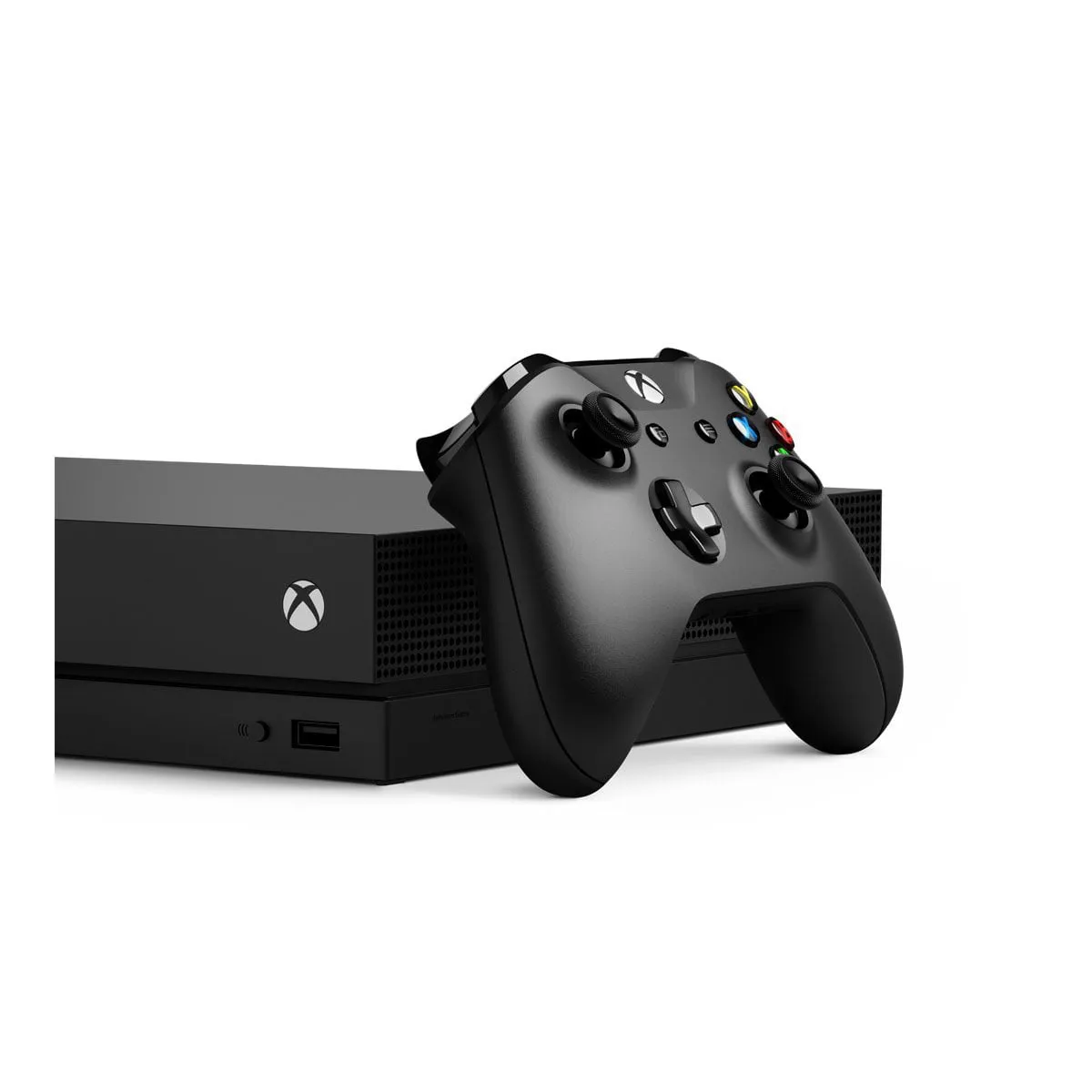 Microsoft Xbox One X 1TB Gaming Console Black 2 Controller Included BOLT AXTION Bundle Like New