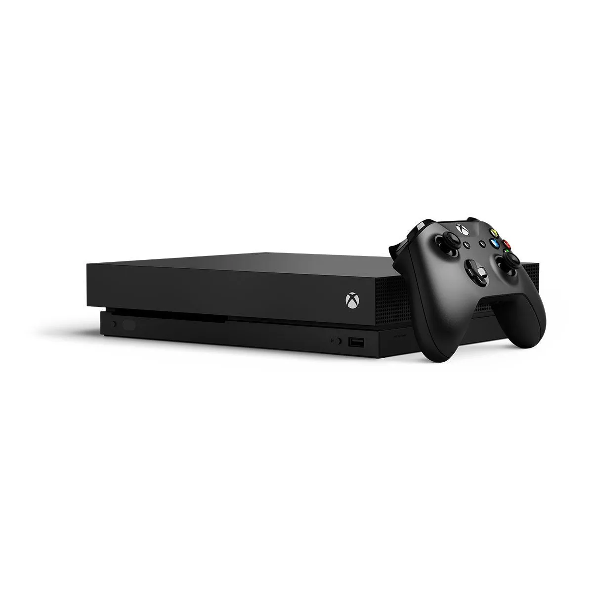 Microsoft Xbox One X 1TB Gaming Console Black with BOLT AXTION Bundle Refurbished