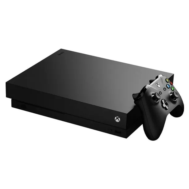 Microsoft Xbox One X 1TB Gaming Console Black with BOLT AXTION Bundle Used