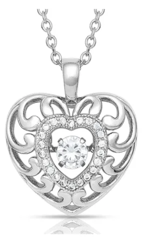 Montana Silversmith Waves of Love Heart Necklace - In Stock