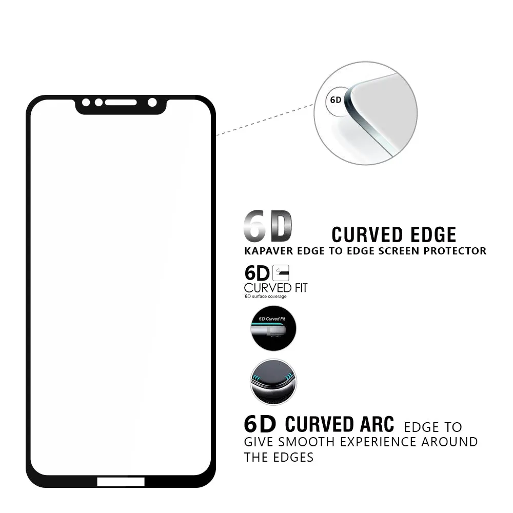 Moto OnePower P30 Note Tempered Glass Screen Protector Guard | EDGE TO EDGE - 1 Pack