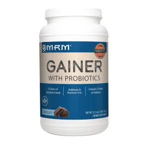 MRM Gainer Protein Powder with Probiotics and BCAA's, 53.3 oz Chocolate