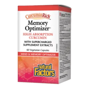 Natural factors - memory optimizer | curcuminrich 60 vcaps