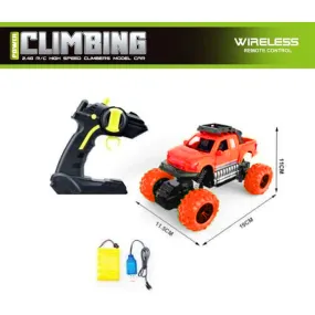 (NET)  Climbing Big Wheels Car with Joystick Controller