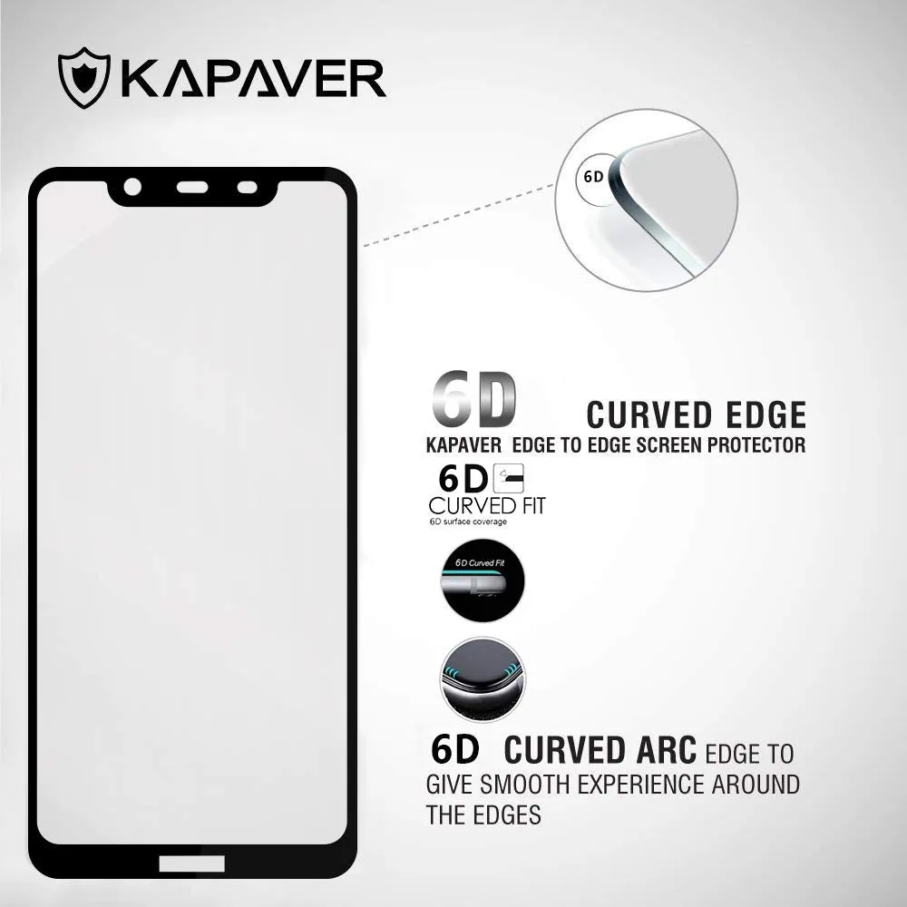 Nokia 7.1 Plus/Nokia X7 Tempered Glass Screen Protector Guard | GLaS - 1 Pack