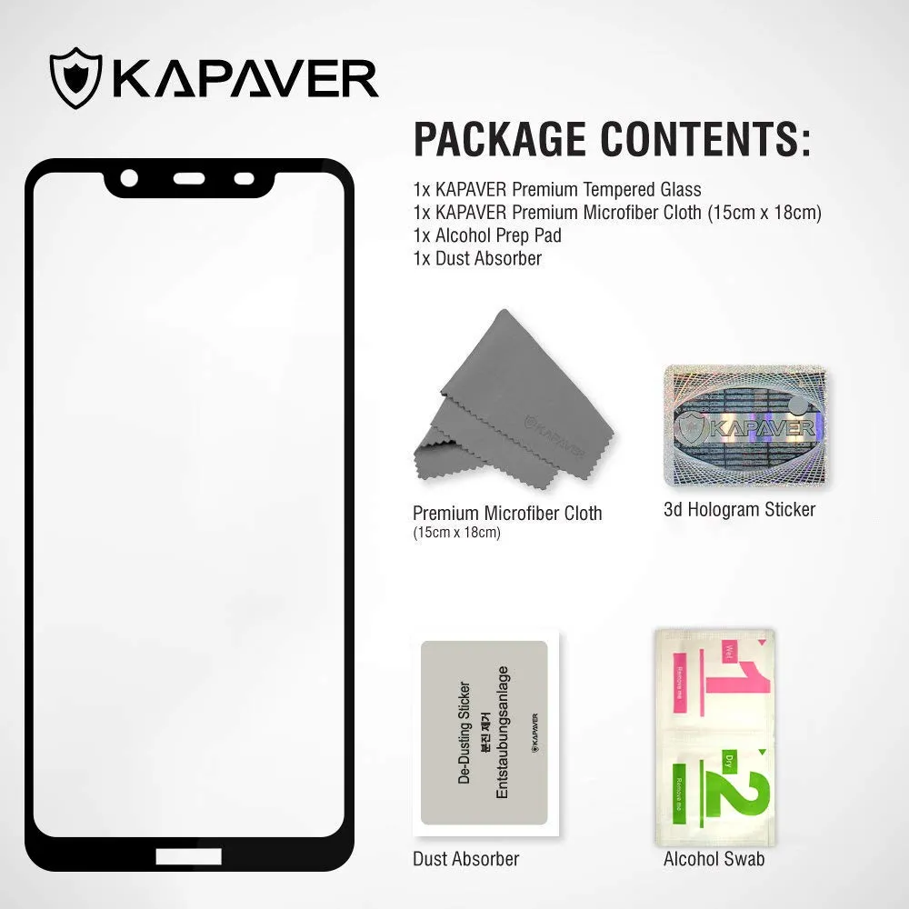 Nokia 7.1 Plus/Nokia X7 Tempered Glass Screen Protector Guard | GLaS - 1 Pack