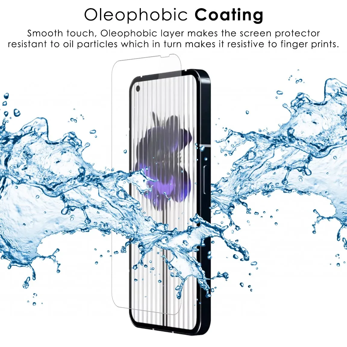 Nothing Phone 1 Tempered Glass Screen Protector Guard | GLaS - 1 Pack