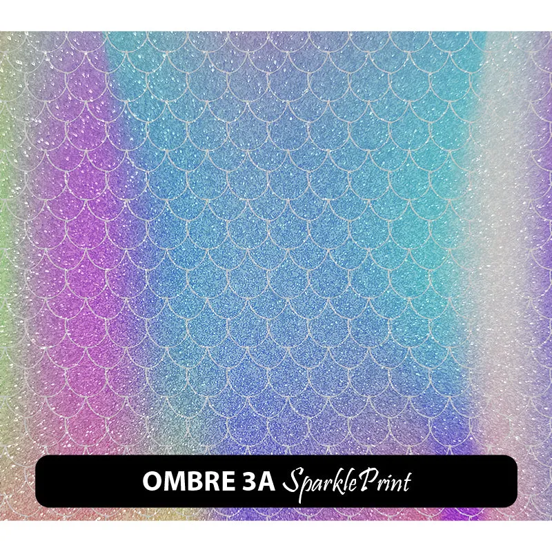 Ombre Sparkleprint Patterned HTV (13.5" x 12")