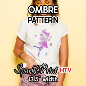 Ombre Sparkleprint Patterned HTV (13.5" x 12")