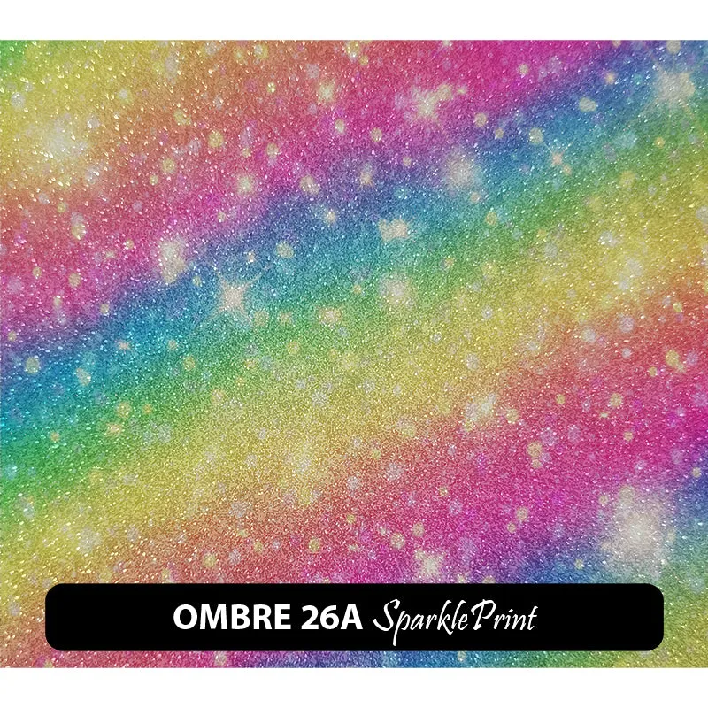 Ombre Sparkleprint Patterned HTV (13.5" x 12")