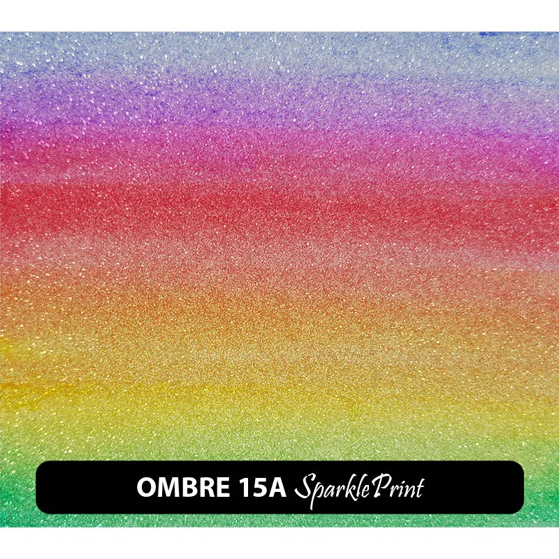 Ombre Sparkleprint Patterned HTV (13.5" x 12")