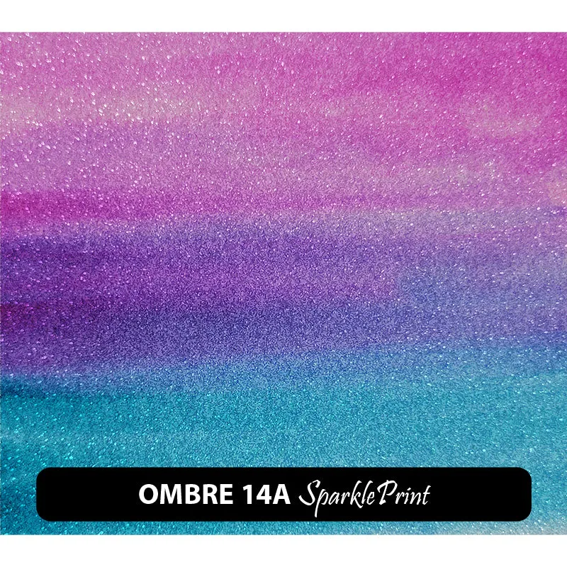 Ombre Sparkleprint Patterned HTV (13.5" x 12")