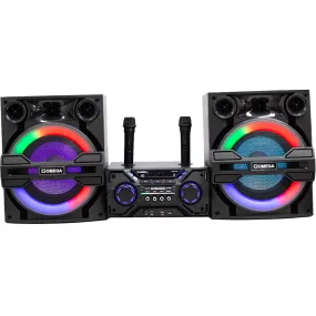 Omega Professional Home Theatre Speaker System with Mics [DVD-5133]