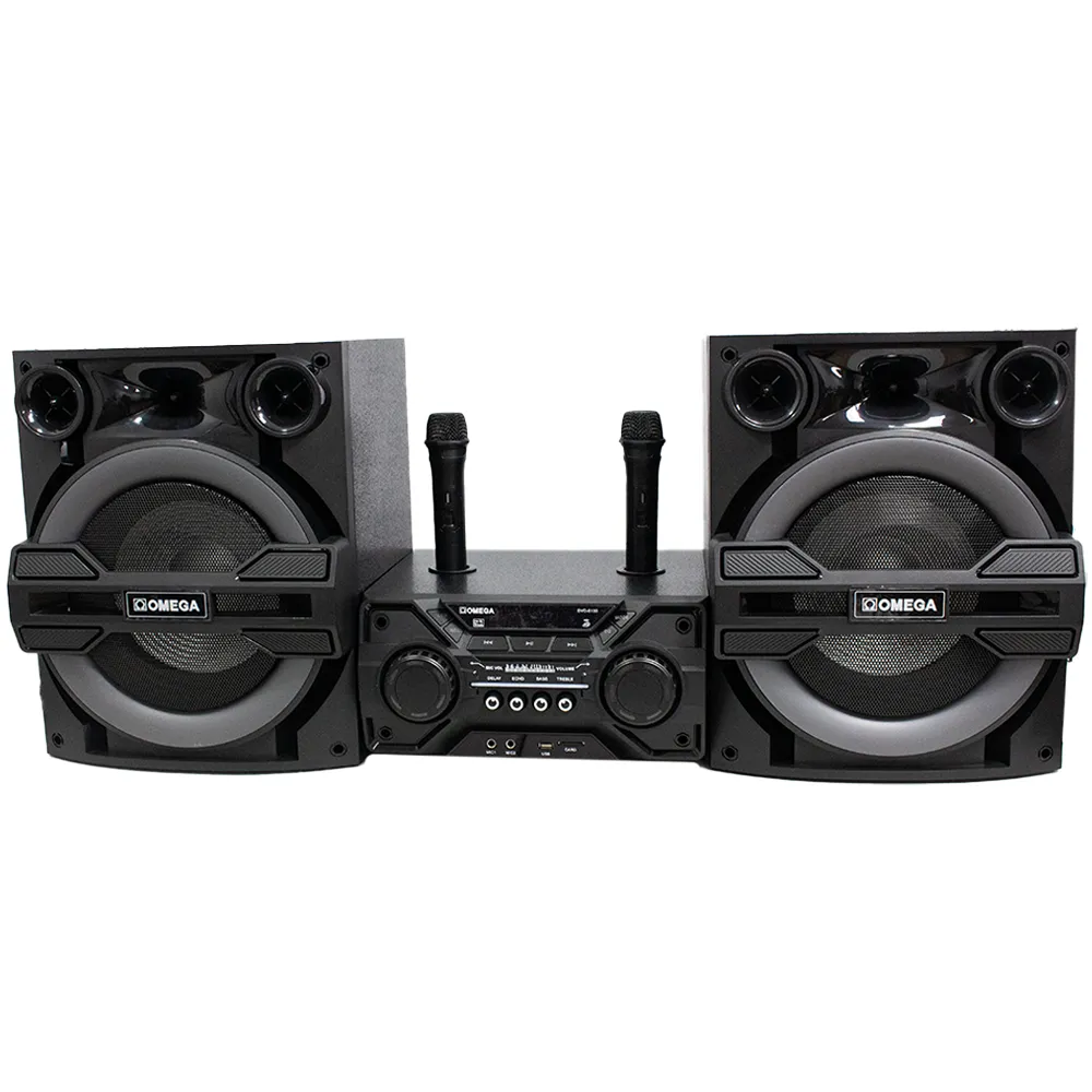 Omega Professional Home Theatre Speaker System with Mics [DVD-5133]