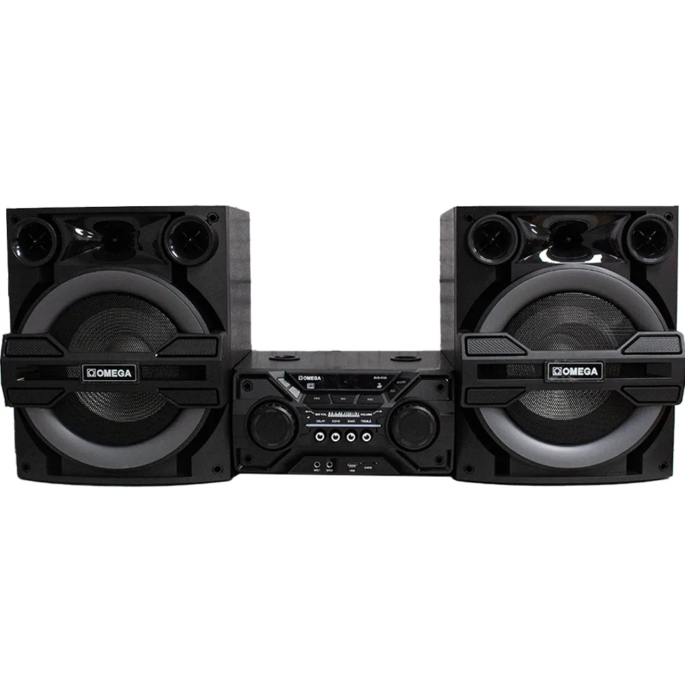 Omega Professional Home Theatre Speaker System with Mics [DVD-5133]