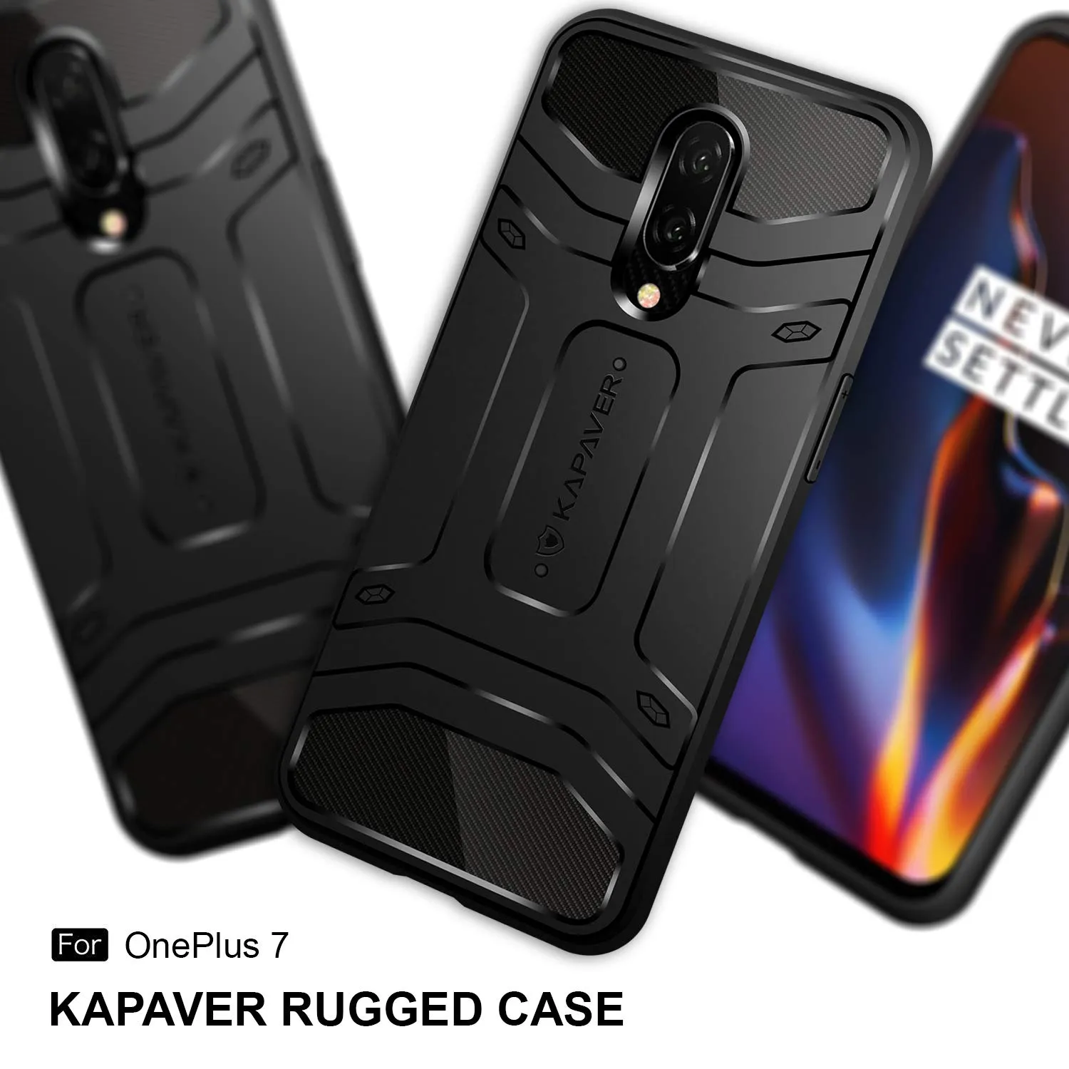 OnePlus 7 Tempered Glass Screen Protector Guard | EDGE TO EDGE - 1 Pack