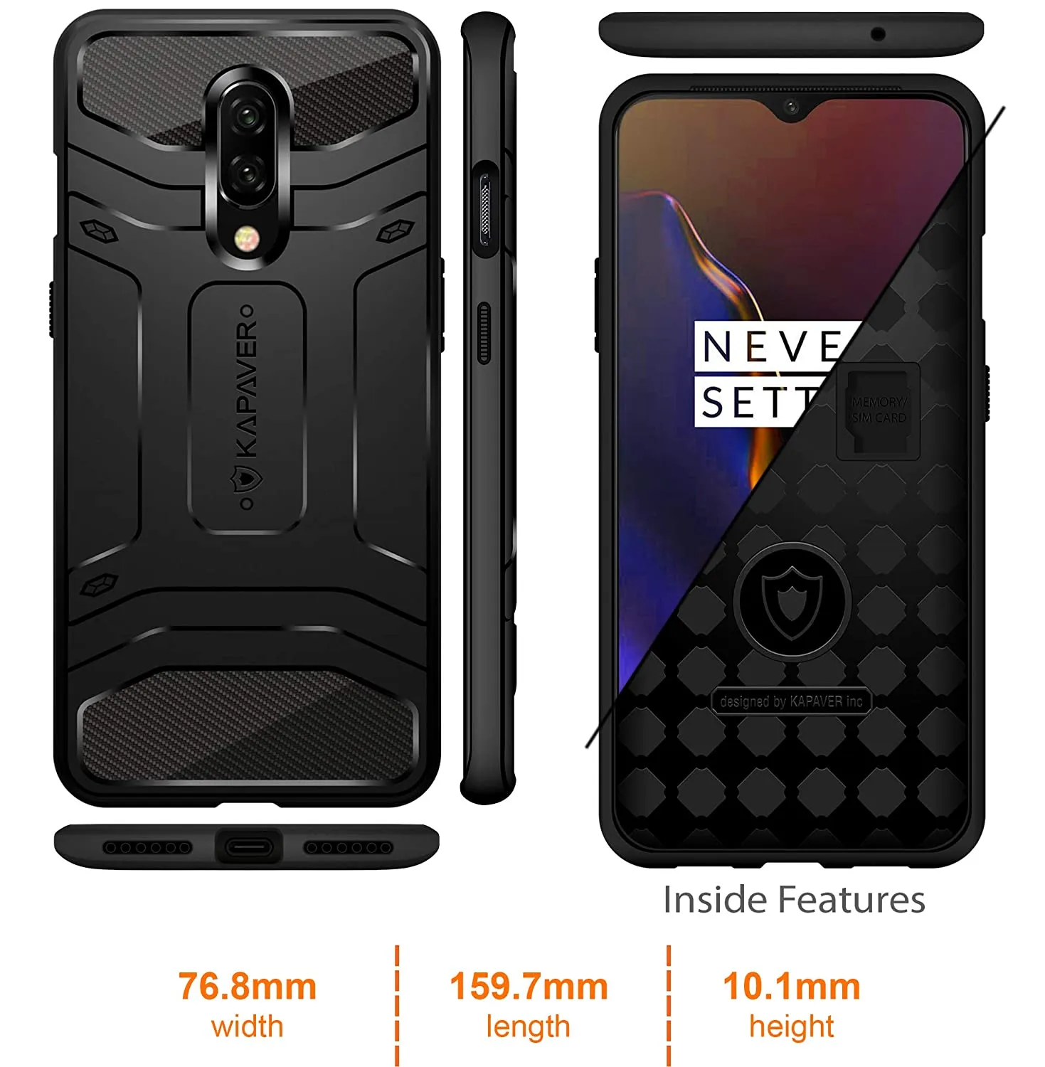 OnePlus 7 Tempered Glass Screen Protector Guard | EDGE TO EDGE - 1 Pack