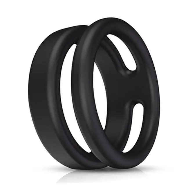 PHANXY Silicone Dual Penis Ring Adjustable Cock Ring 118-4