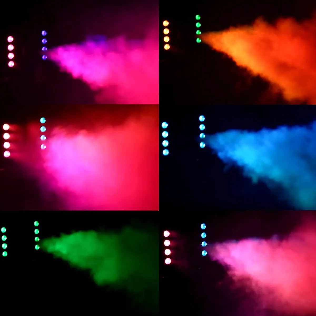 Portable 1500W 8 Led Fog Smoke Machine With Controller 68016