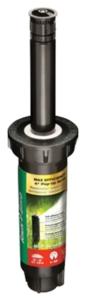 Rain Bird 1800 Series 1804HEVNPR Spray Head, 1/2 in Connection, FNPT, 4 in H Pop-Up, 8 to 15 ft, Plastic :EA: QUANTITY: 1