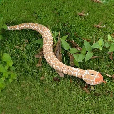 Remote Control Rechargeable Snake Toy - Simulation RC Snake with Egg Shaped Remote Controller