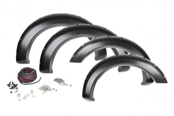 Rough Country Pocket Fender Flares for 2016-2017 Nissan Titan 2WD/4WD XD [H61] (F-N11611)