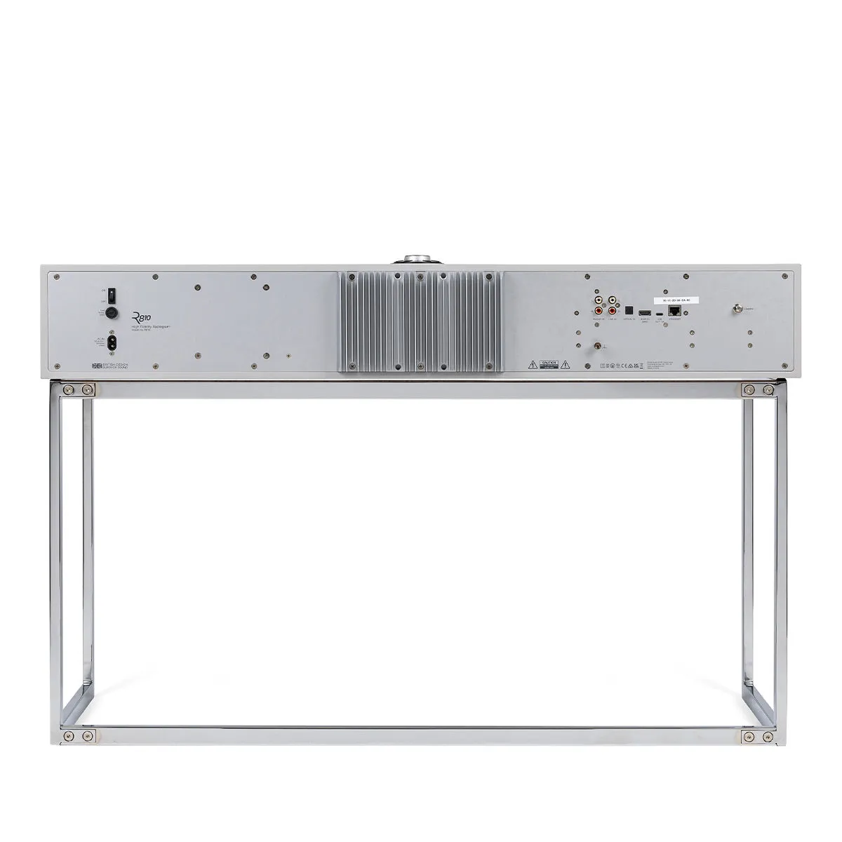 Ruark Audio R810 High Fidelity Radiogram (Soft Gray/Walnut) with Adjustable TV Mount