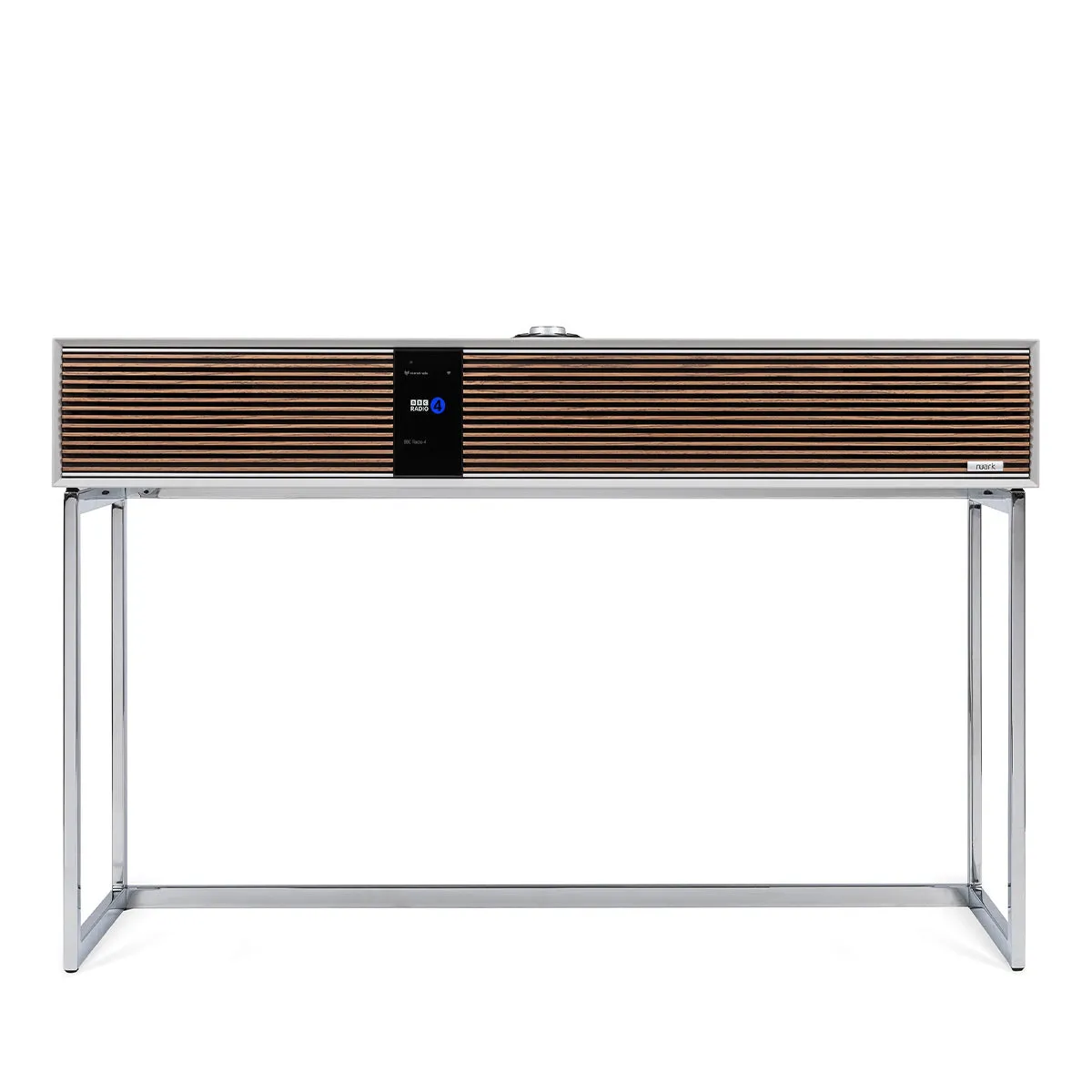 Ruark Audio R810 High Fidelity Radiogram (Soft Gray/Walnut) with Adjustable TV Mount