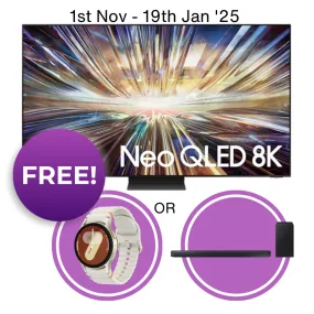 Samsung 65 Inch QN800D Neo QLED 8K HDR Smart TV (Each)