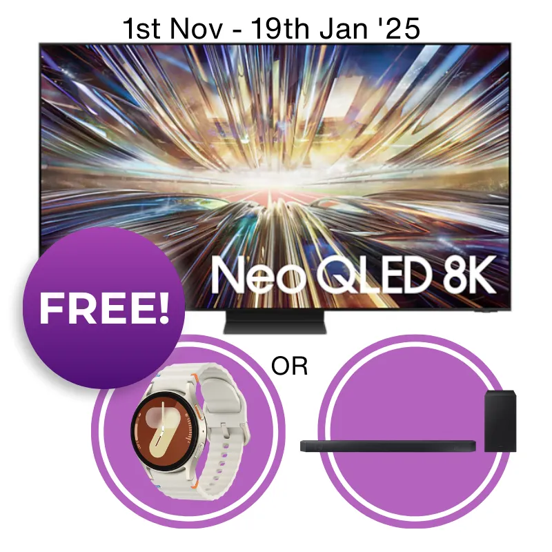 Samsung 65 Inch QN800D Neo QLED 8K HDR Smart TV (Each)